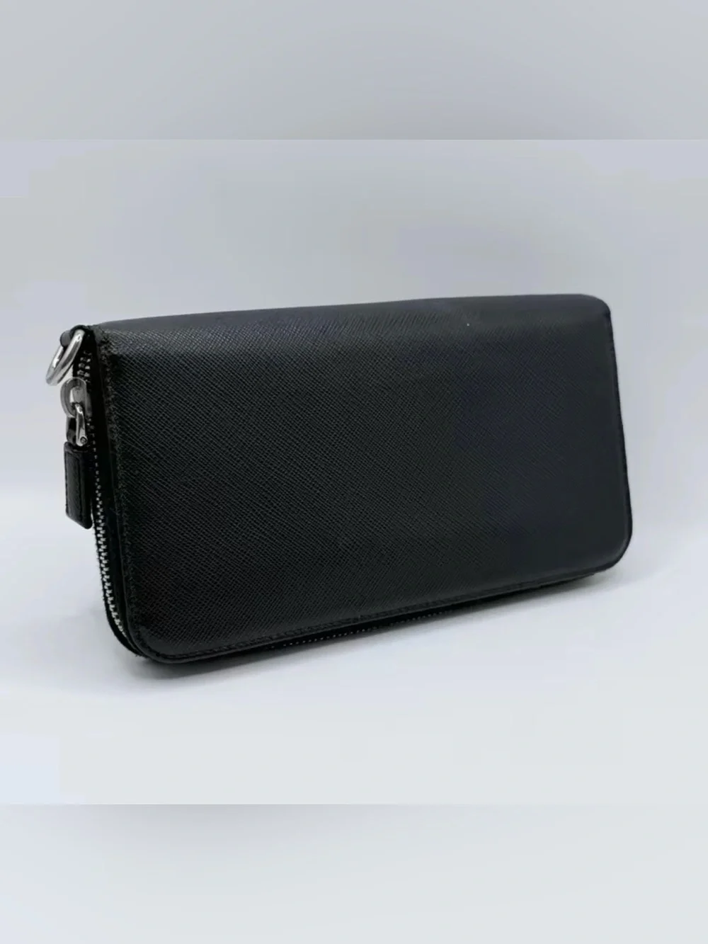 Prada Black Saffiano Leather Wallet